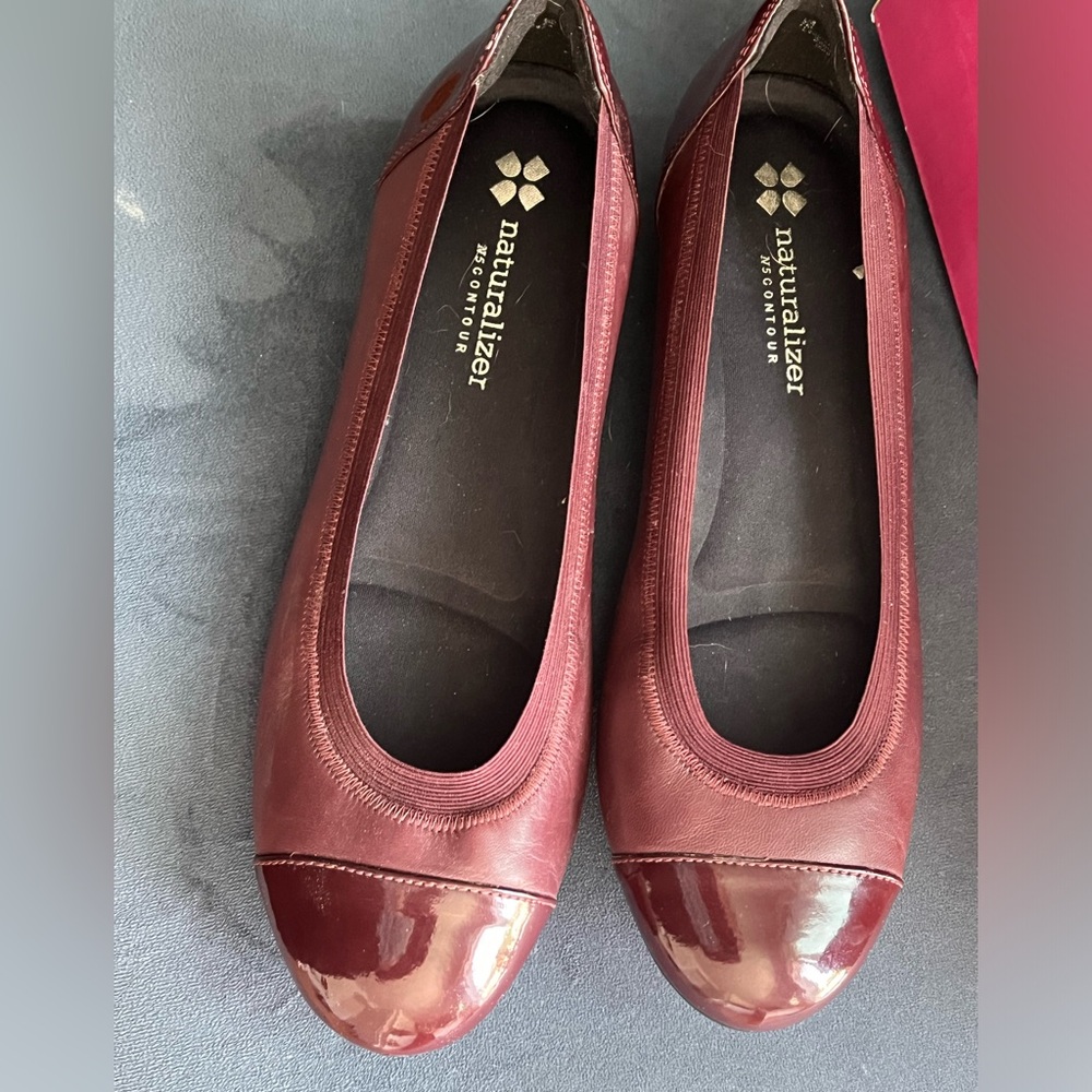 New Naturalizer Leather & Manmade Materials Therese, Bordo Lea/Shy Shoes